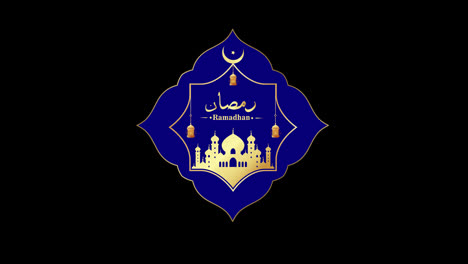 Luna-Islámica-Musulmana-Eid-Mubarak-Ramadan-Kareem-Animación-Lunar-Con-Canal-Alfa
